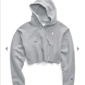 New Champion grey reverse weave hoodie XS